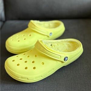 Crocs Vibrant Yellow Slip-On Slippers Size 10W